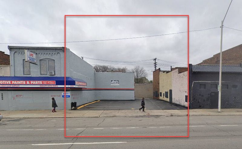 Olympic Theatre - Now A Parking Lot (newer photo)